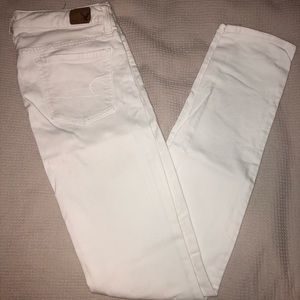 American Eagle White Jeggings